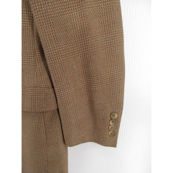 VINTAGE Christian Dior Sport Coat 40 Blazer Houndstooth Tweed USA * - Picture 3 of 15